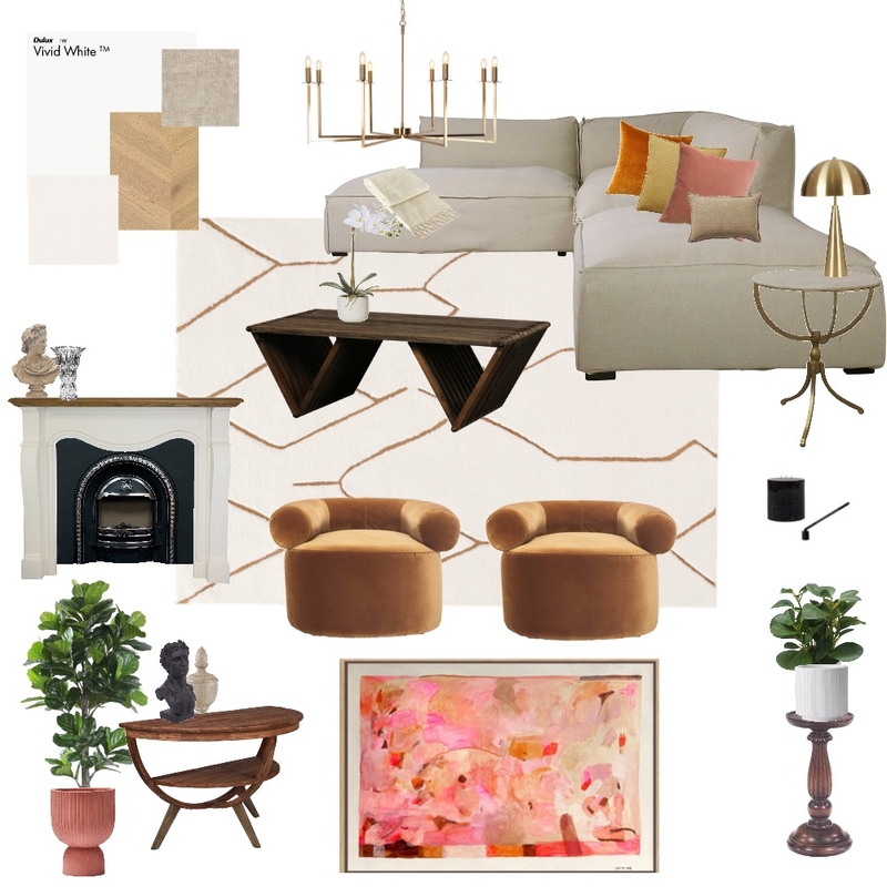 Mod 9 Living room Mood Board by LaineyGray on Style Sourcebook