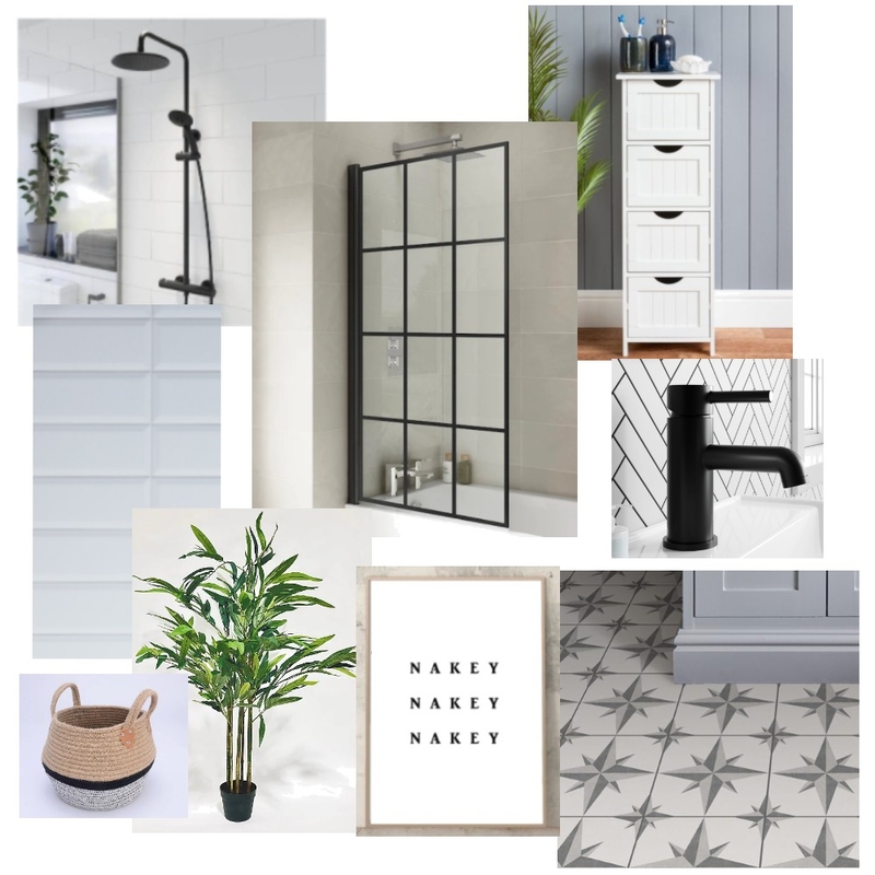 Flat Bathroom Mood Board by Danielle Board on Style Sourcebook