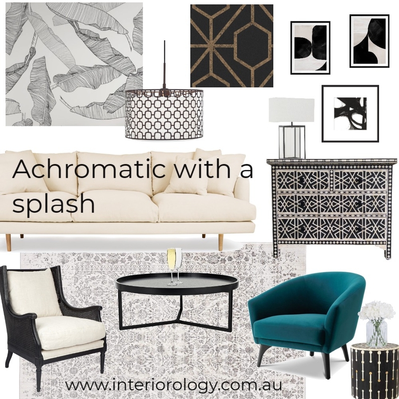 Achromatic Mood Board by interiorology on Style Sourcebook