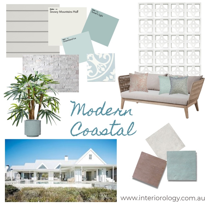 Modern Coastal Mood Board by interiorology on Style Sourcebook