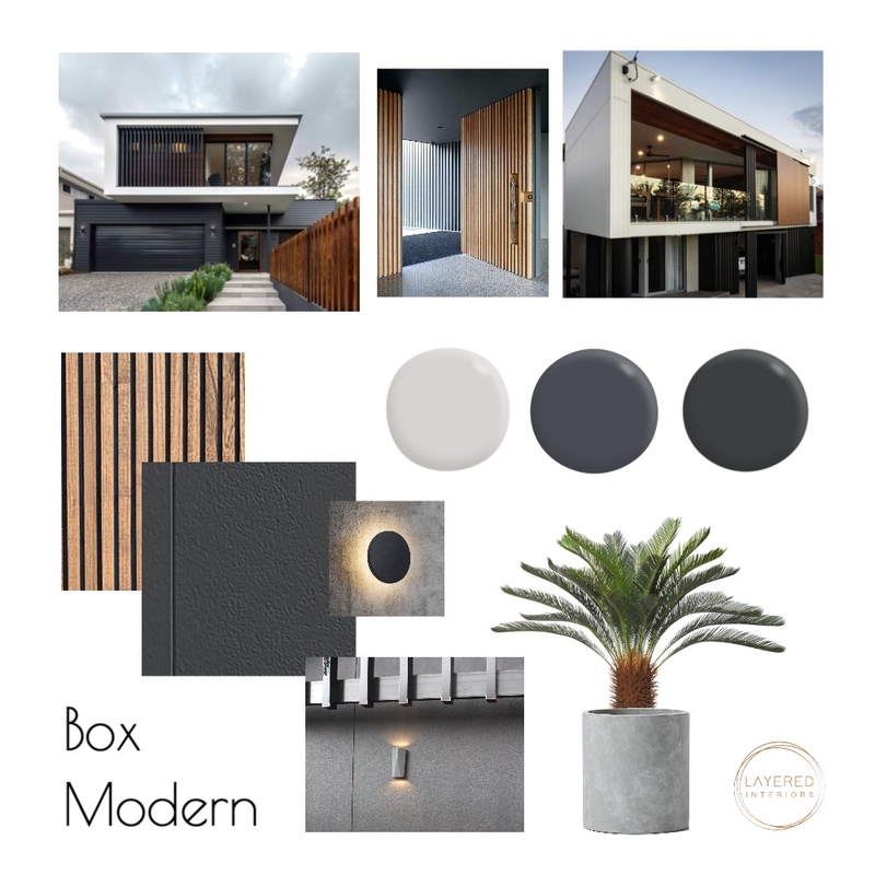 External Facade Mood Board by Layered Interiors on Style Sourcebook