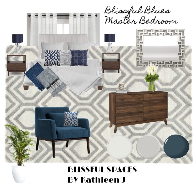 BLISSFUL BLUES Mood Board by kathleen.jenkinson on Style Sourcebook