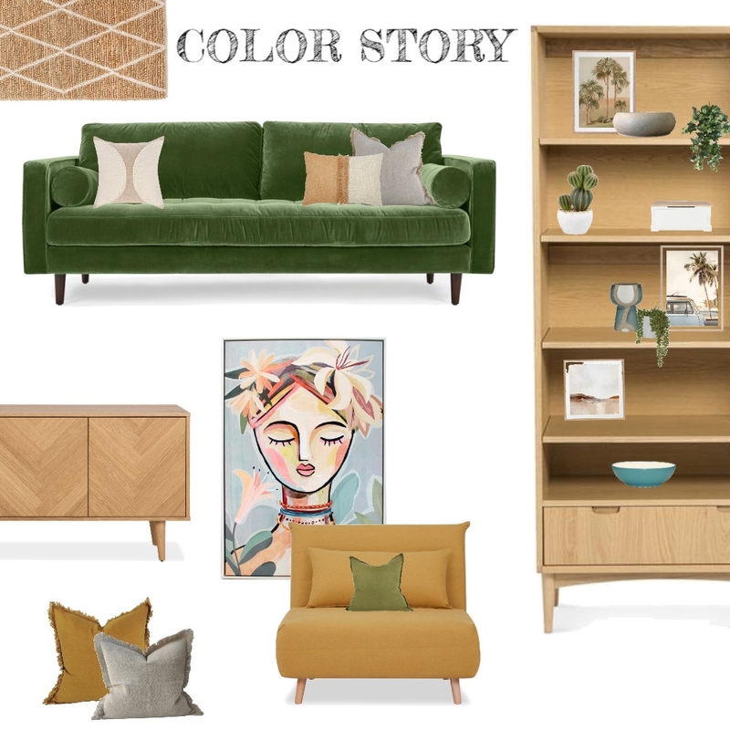 color story Mood Board by onechiclook on Style Sourcebook