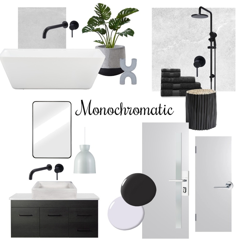 Monochromatic Mood Board by Millie23 on Style Sourcebook