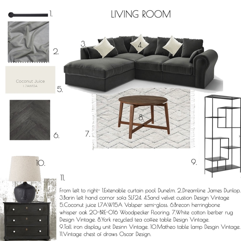 Living Area Mood Board by Charlies on Style Sourcebook