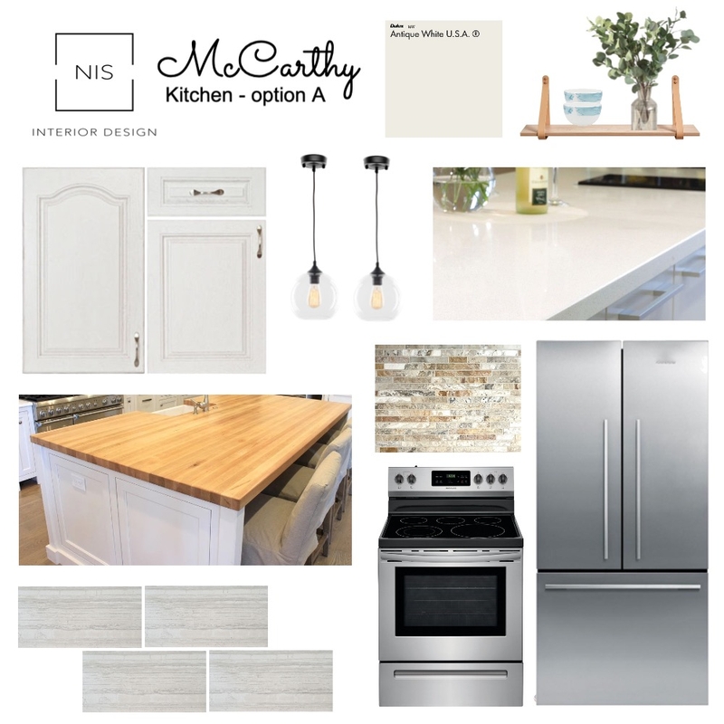 McCarthy - Kitchen Option A Mood Board by Nis Interiors on Style Sourcebook