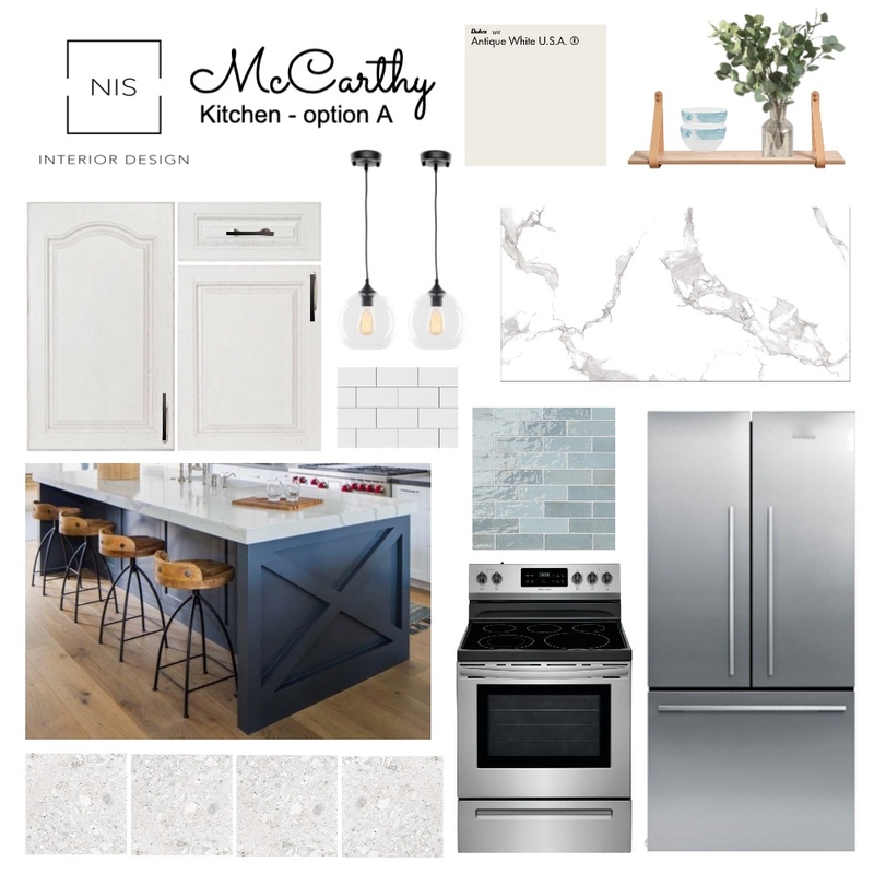 McCarthy - Kitchen Option B Mood Board by Nis Interiors on Style Sourcebook
