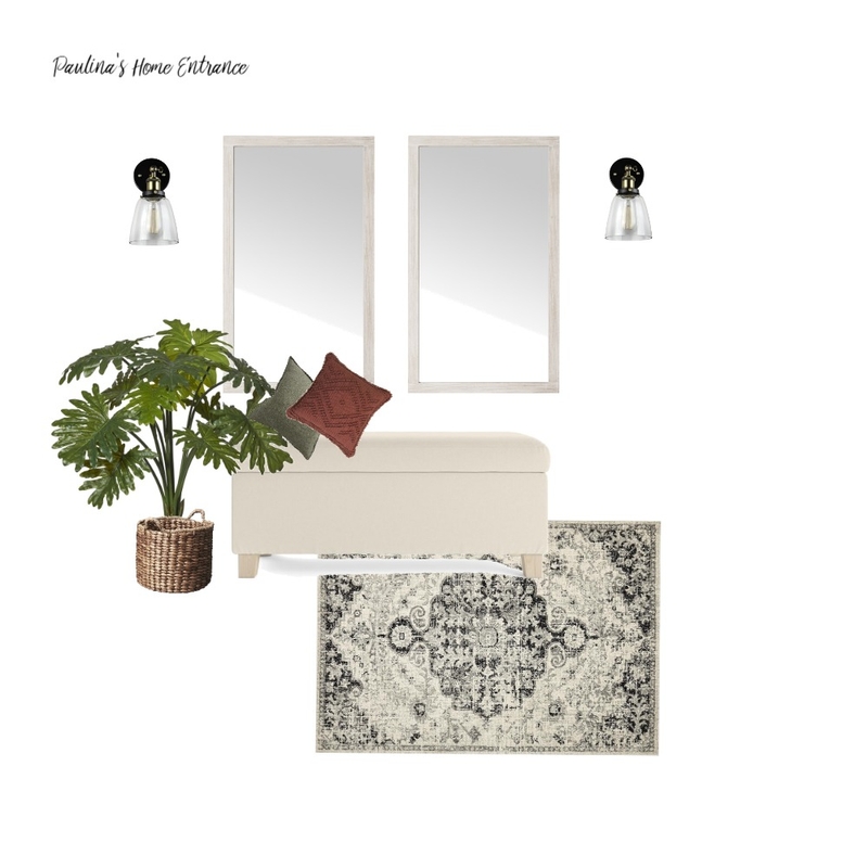 Paulina;s Home Entrance Mood Board by Elena A on Style Sourcebook