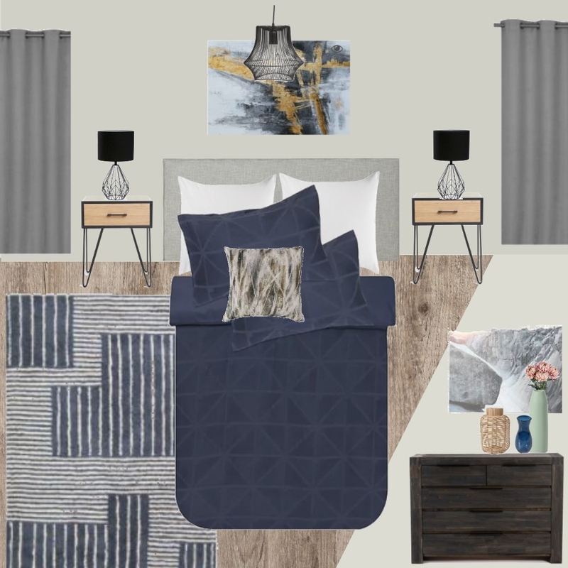B3 - BEDROOM - MODERN - BLUE Mood Board by Taryn on Style Sourcebook