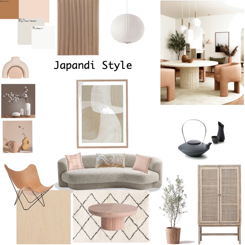 Japandi Style Mood Board by Deborah Anulika on Style Sourcebook