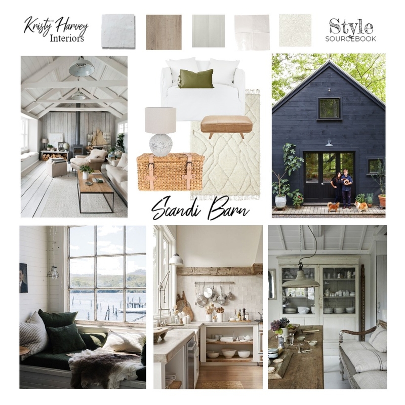 Scandi Barn for Style Sourcebook Mood Board by Kristy Harvey Interiors on Style Sourcebook