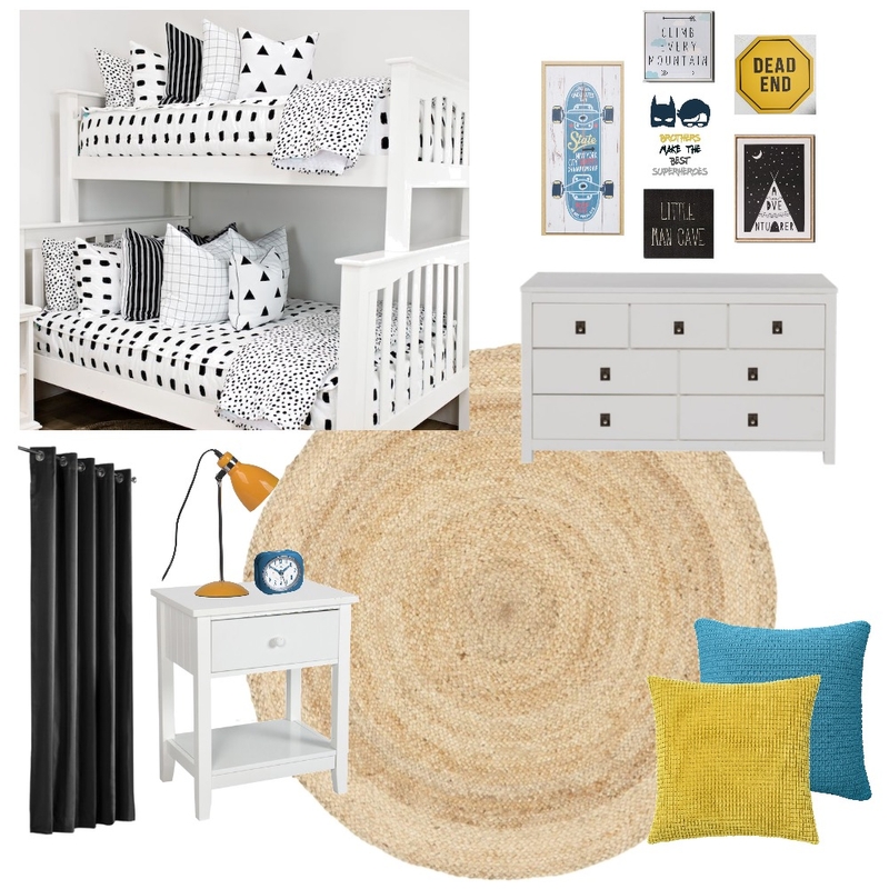 boys bedroom moodboard Mood Board by DanaKhatib on Style Sourcebook