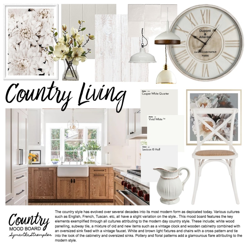 Country Living Mood Board by sstrempler on Style Sourcebook
