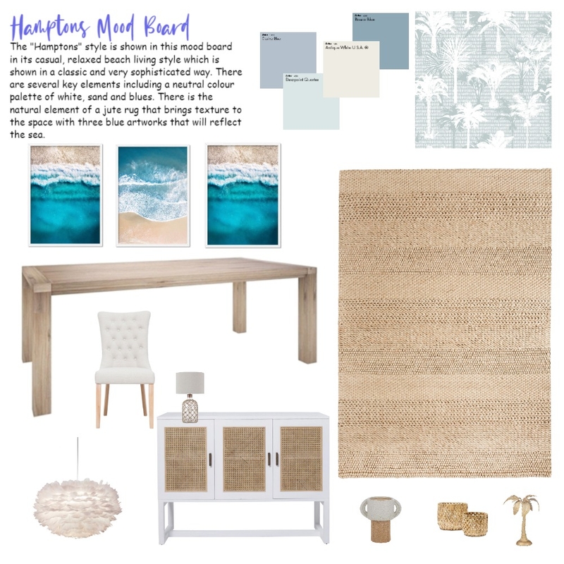 Hamptons Mood Board by jasmeenpetrides on Style Sourcebook