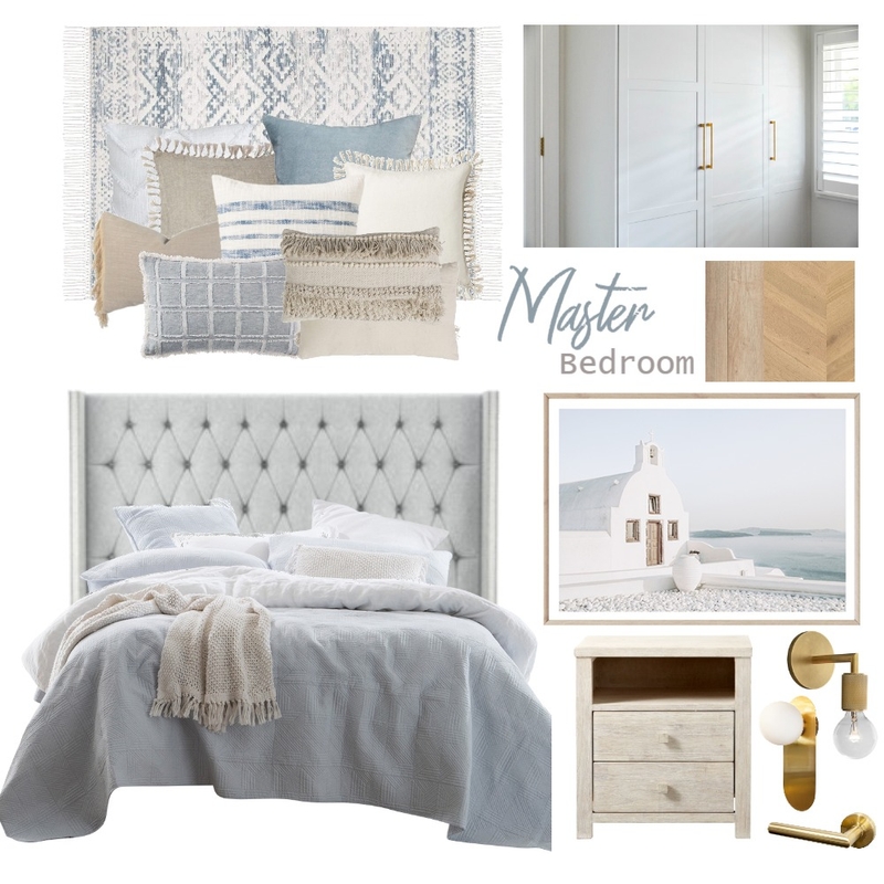 Hampton Master Bedroom Mood Board by charlyandrew on Style Sourcebook