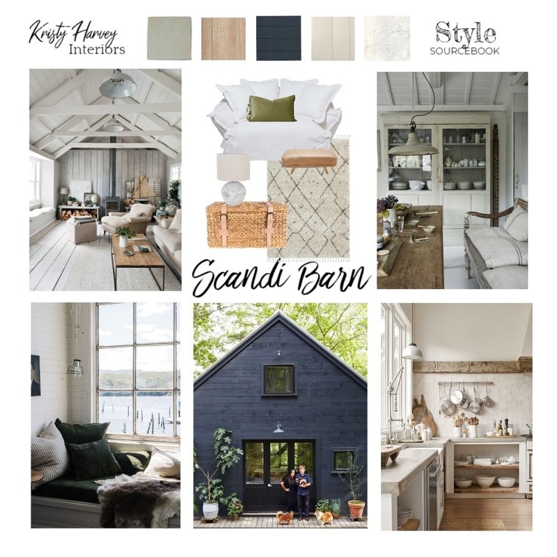 Scandi Barn for Style Sourcebook Mood Board by Kristy Harvey Interiors on Style Sourcebook