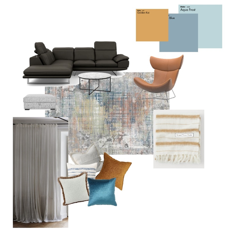 BlueWallGreaySofa Mood Board by Maya29 on Style Sourcebook