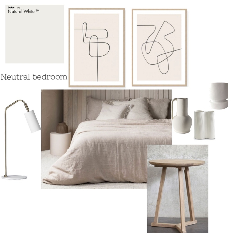 Neutral Bedroom Mood Board by Jo Pringle on Style Sourcebook