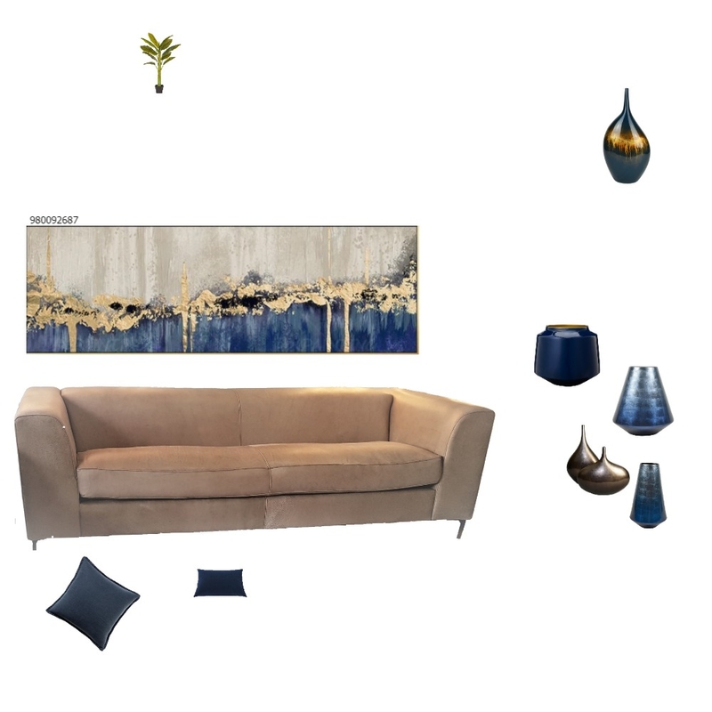 Living room etsy wall art blue Mood Board by genief2 on Style Sourcebook