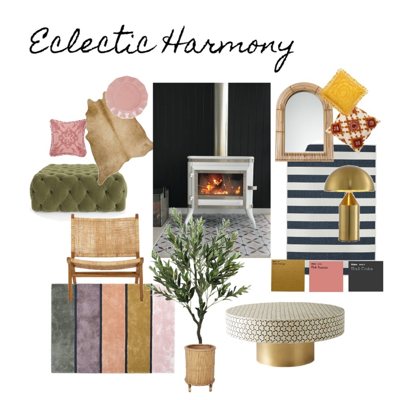 Eclectic Harmony Mood Board by Georgie Ashworth on Style Sourcebook