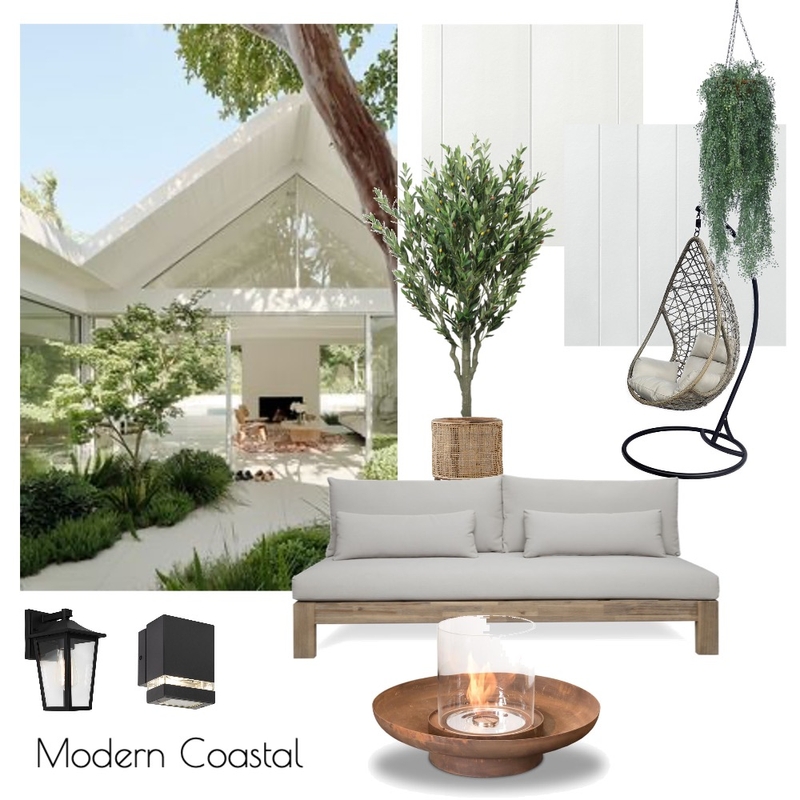 Modern Coastal Facade Mood Board by Fleur Design on Style Sourcebook