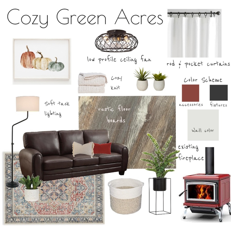 Green Acres Mood Board by Annalei May Designs on Style Sourcebook