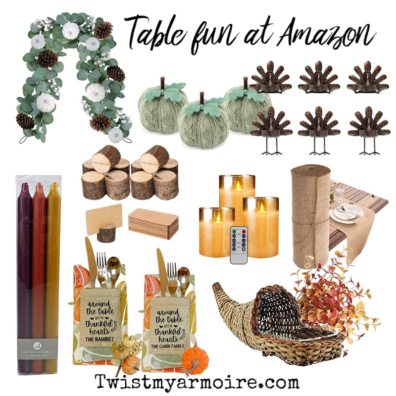 Amazon thanksgiving Mood Board by Twist My Armoire on Style Sourcebook