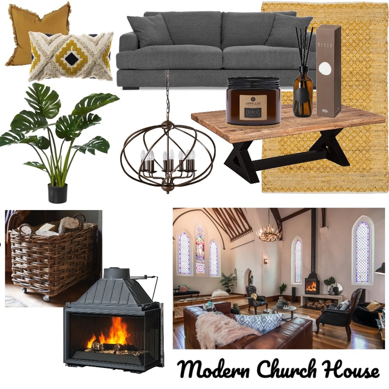 Modern Church House Mood Board by Tracey Johnson on Style Sourcebook