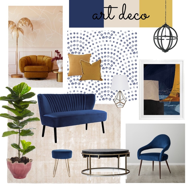 Art Deco Mood Board by AnnieGenese on Style Sourcebook