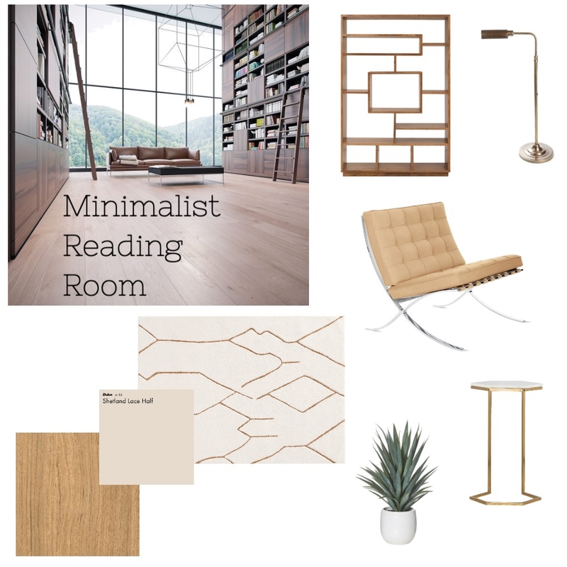 Minimalist Reading Room 3 Mood Board by amachado on Style Sourcebook