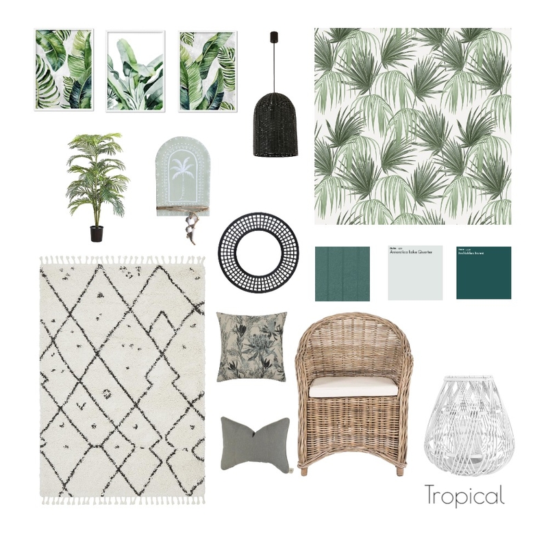 Tropical Style Mood Board Mood Board by Shona's Designs on Style Sourcebook