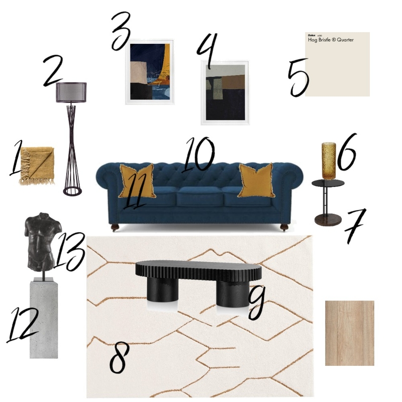Classic Lounge Mood Board by Hayley Buckley Syrene Interiors on Style Sourcebook