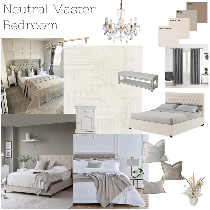 Neutral Bedroom Mood Board by rachweaver21 on Style Sourcebook