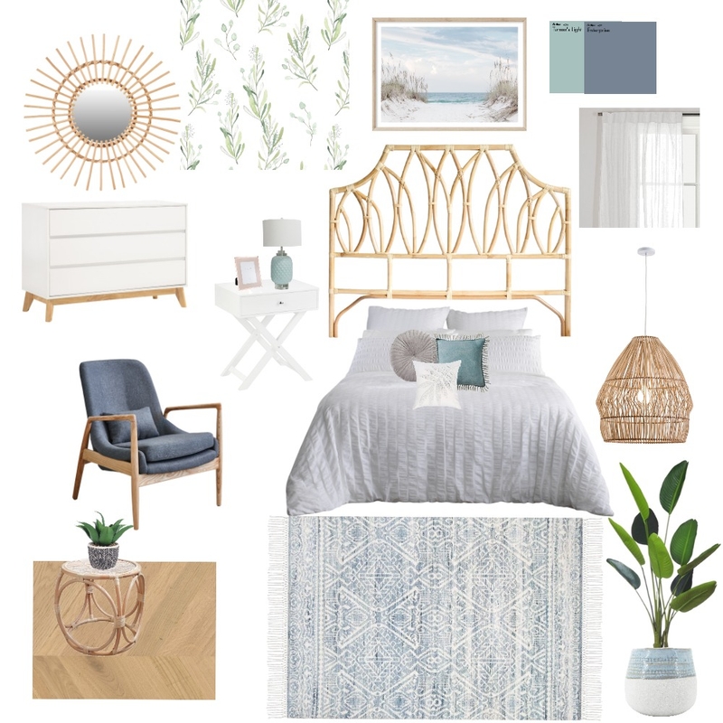 cozy Coastal Bedroom Mood Board by Mikakal on Style Sourcebook