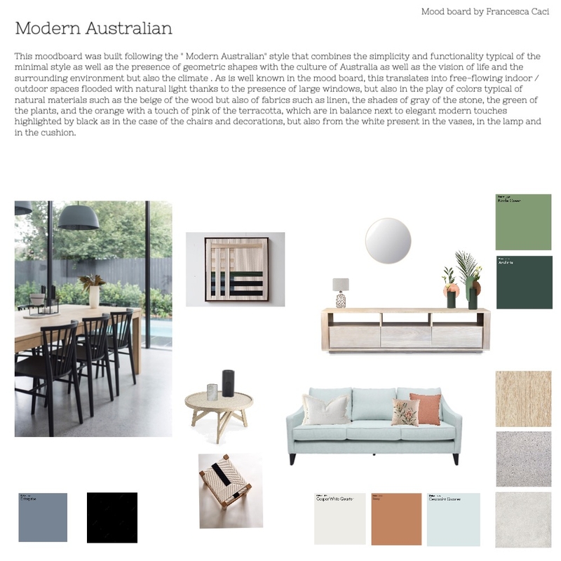 Modern Australian Mood Board by fraffola on Style Sourcebook