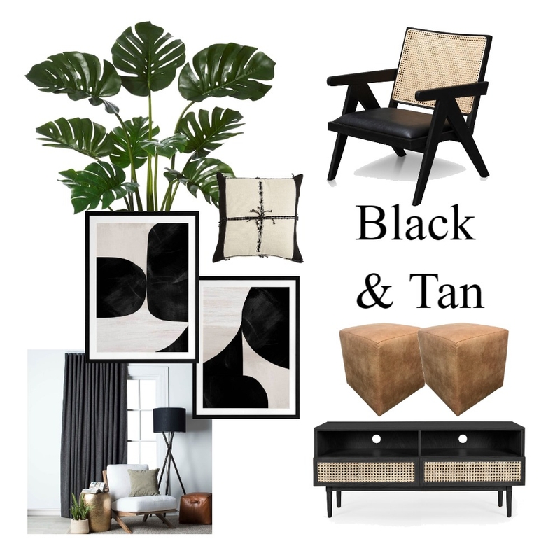 Black and Tan Mood Board by Perelli Studio on Style Sourcebook