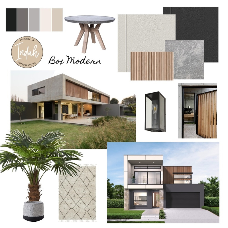 James Hardie - Box Modern Facade Mood Board by Indah Interior Styling on Style Sourcebook