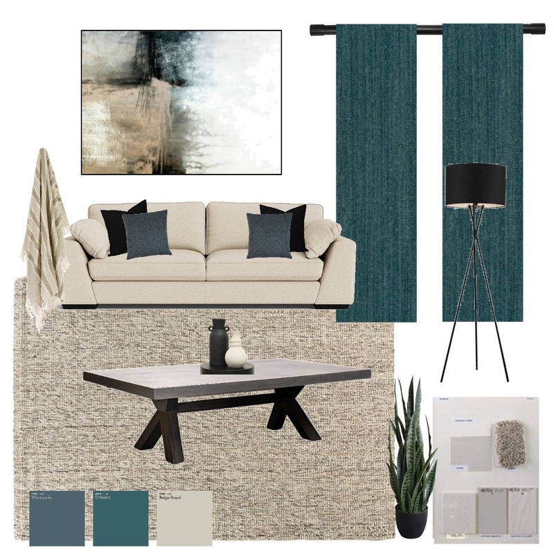 Auckland Living Room Mood Board by AV Design on Style Sourcebook