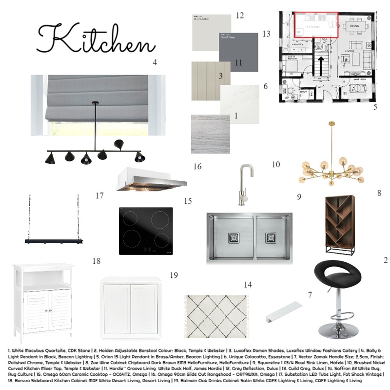 kitchen Mood Board by pamvrl on Style Sourcebook