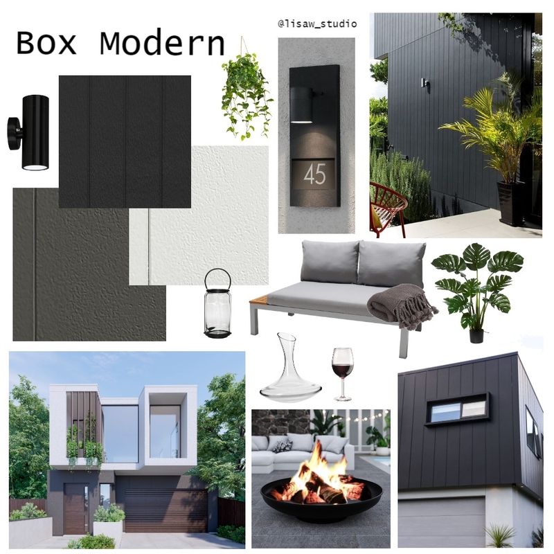 Box Modern Mood Board by Lisa Whitelaw on Style Sourcebook