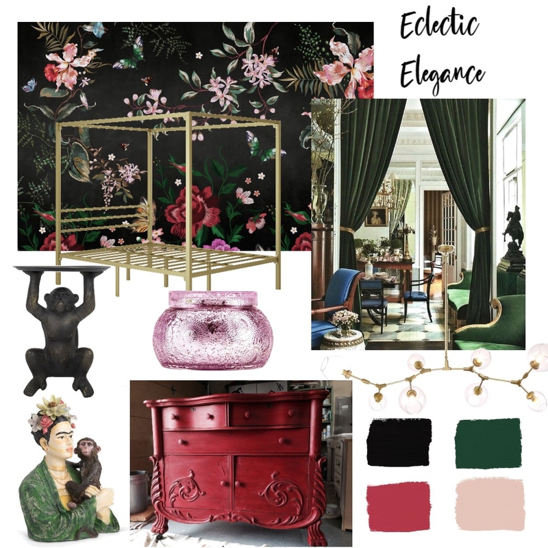 Eclectic Elegance Mood Board by Tracey Johnson on Style Sourcebook