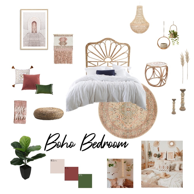 Boho Bedroom Mood Board by browndezigns on Style Sourcebook