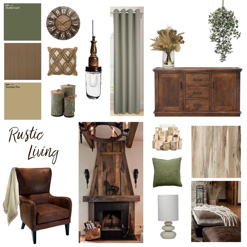 Rustic Living Mood Board by duskee89 on Style Sourcebook