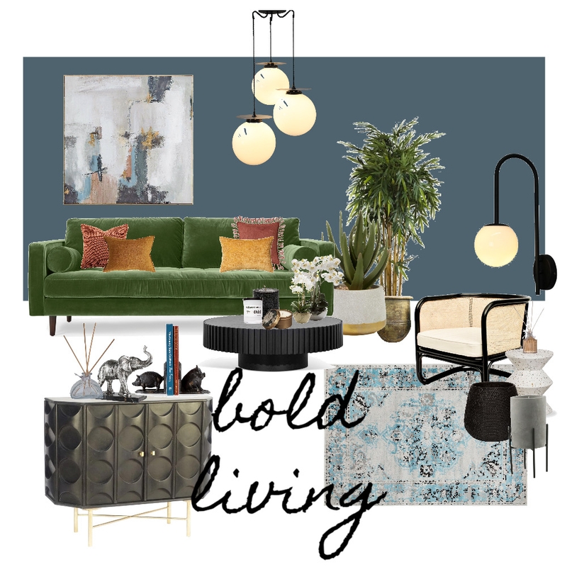 bold living room Mood Board by Interiors_relook on Style Sourcebook