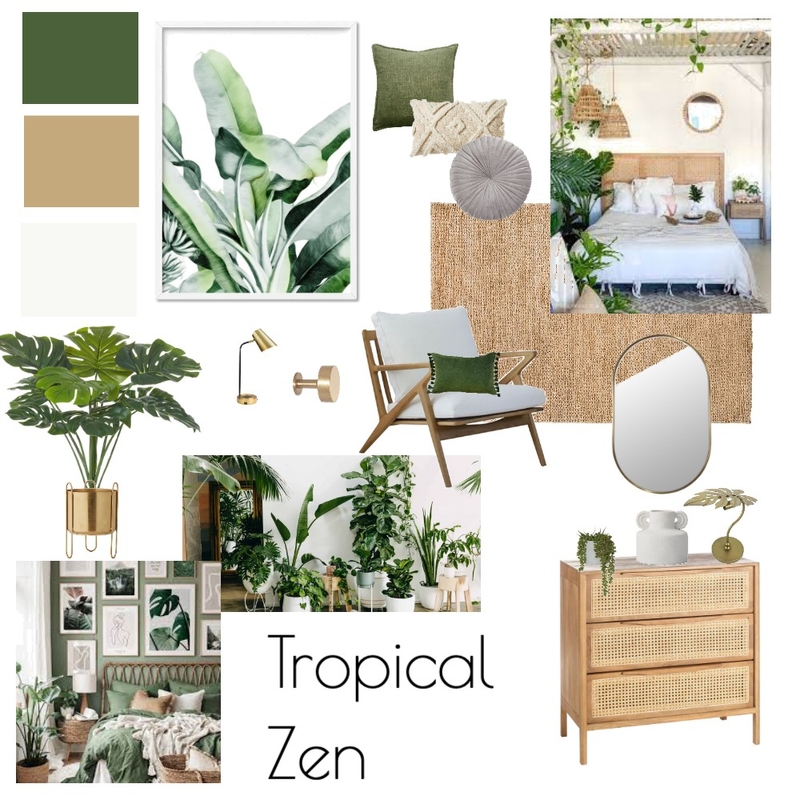 Tropical zen Mood Board by Jordyn Picen on Style Sourcebook