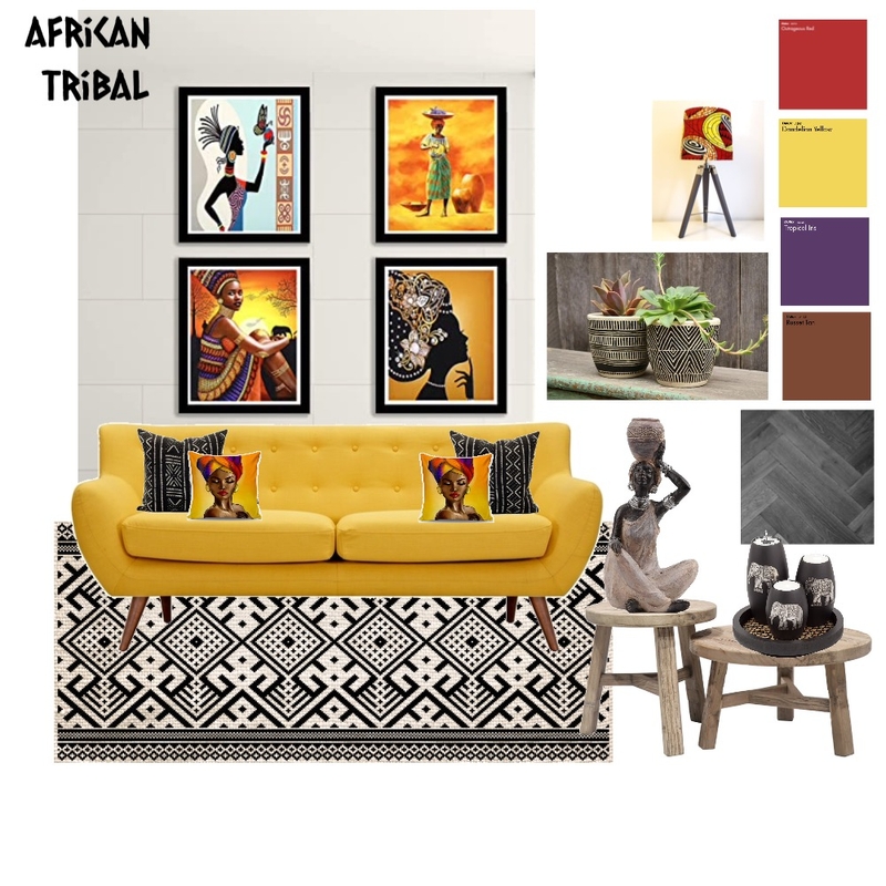 African Hues Mood Board by LivingDesigNZ on Style Sourcebook