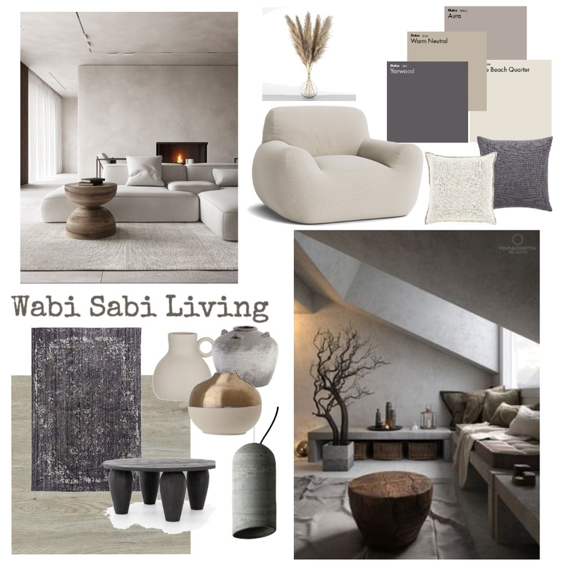 Wabi Sabi Living Mood Board by P Assi on Style Sourcebook