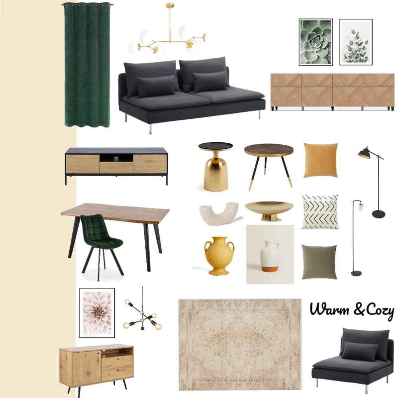 Ioana Living Room Mood Board by Designful.ro on Style Sourcebook