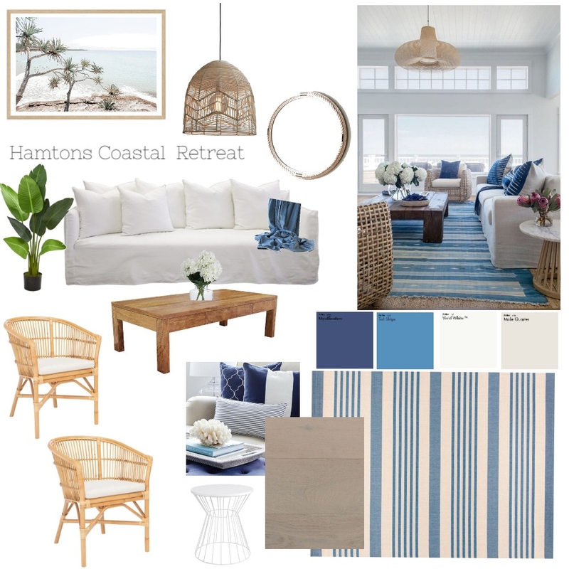 Hamptons coastal retreat Mood Board by kdeobieta on Style Sourcebook