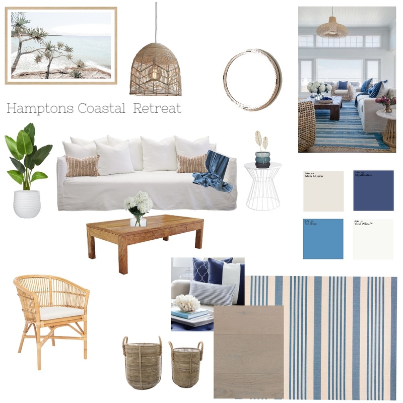 Hamptons coastal retreat Mood Board by kdeobieta on Style Sourcebook
